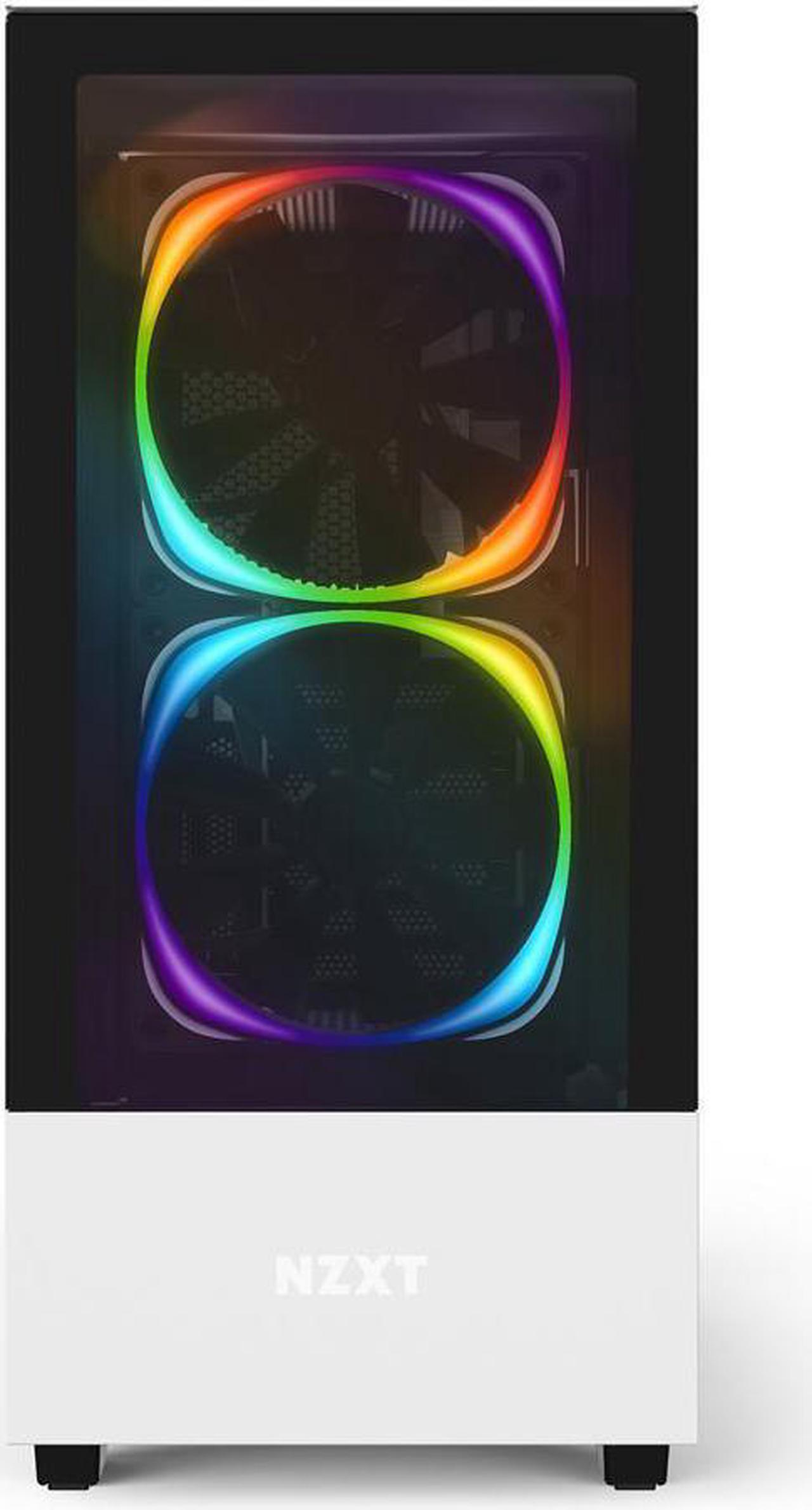 Main image of NZXT H510 Elite LIQUID COOLED Intel 16 core - Core i9-12900KF 3.20GHz - NVIDIA GeForce RTX 4070Ti 12GB - 2TB HDD + 4TB NVMe - 64GB DDR5 (2X32GB) - 850W - Windows 11 Gaming Desktop PC