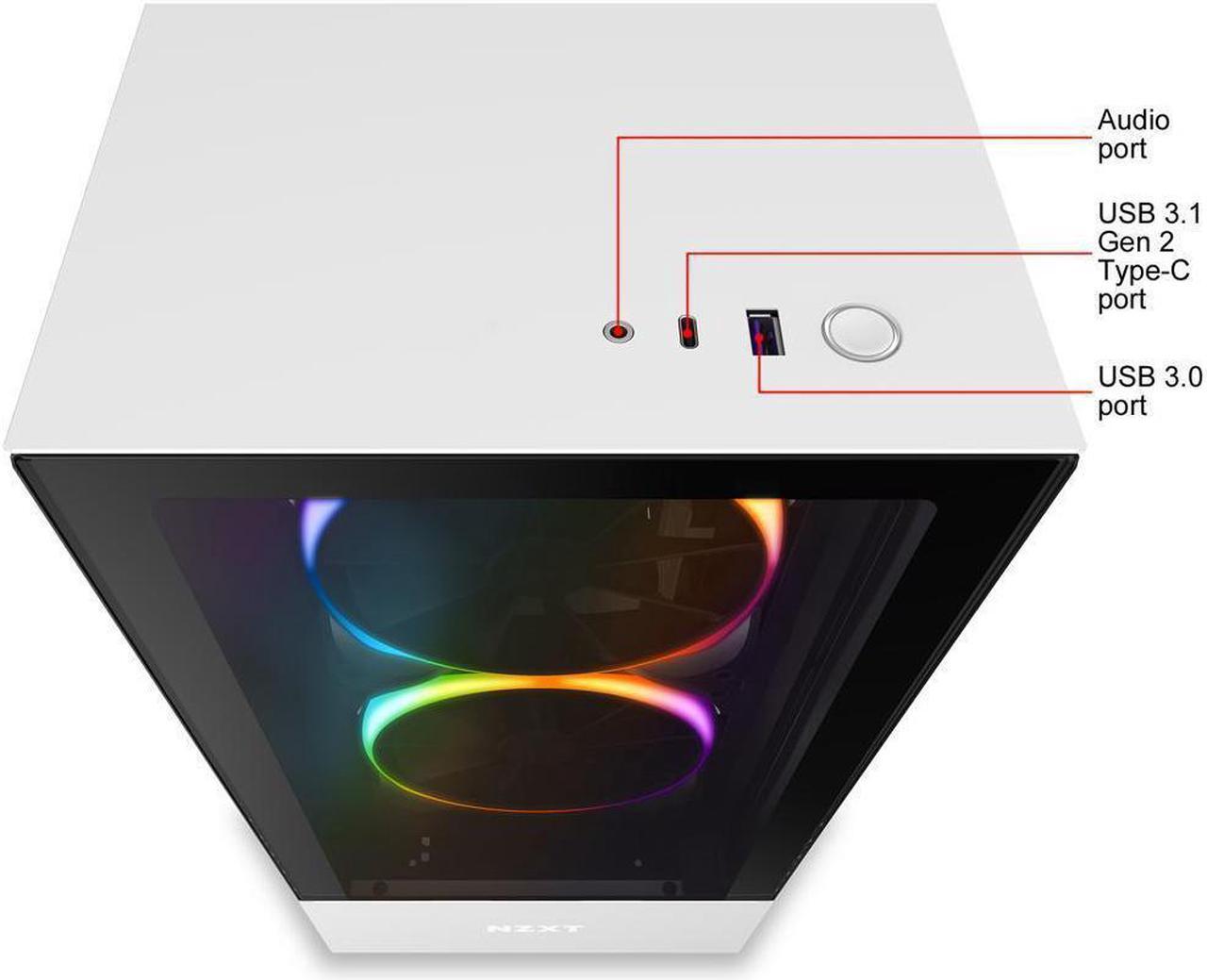 Alt view image 2 of 4 - NZXT H510 Elite LIQUID COOLED Intel 16 core - Core i9-12900KF 3.20GHz - NVIDIA GeForce RTX 4070Ti 12GB - 2TB HDD + 4TB NVMe - 64GB DDR5 (2X32GB) - 850W - Windows 11 Gaming Desktop PC