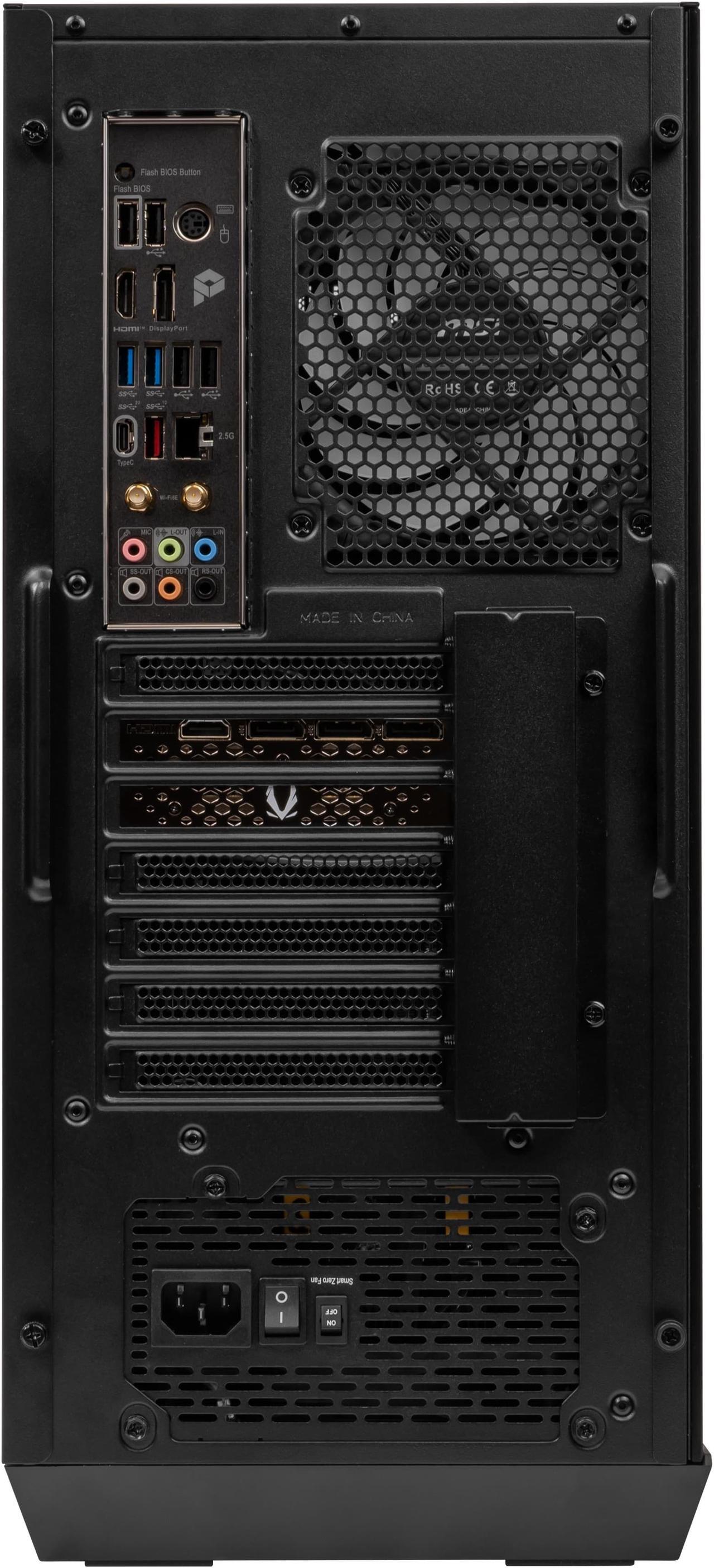 Alt view image 6 of 6 - MSI GUNGNIR 110R - Intel Core Ultra 7-265KF 20 core 5.4GHz - Geforce RTX 5080 - 2TB HDD + 2TB NVMe SSD - 128GB DDR5(4X32GB) - 1000W - Windows 11 Liquid Cooled Gaming Desktop PC WiFi RGB