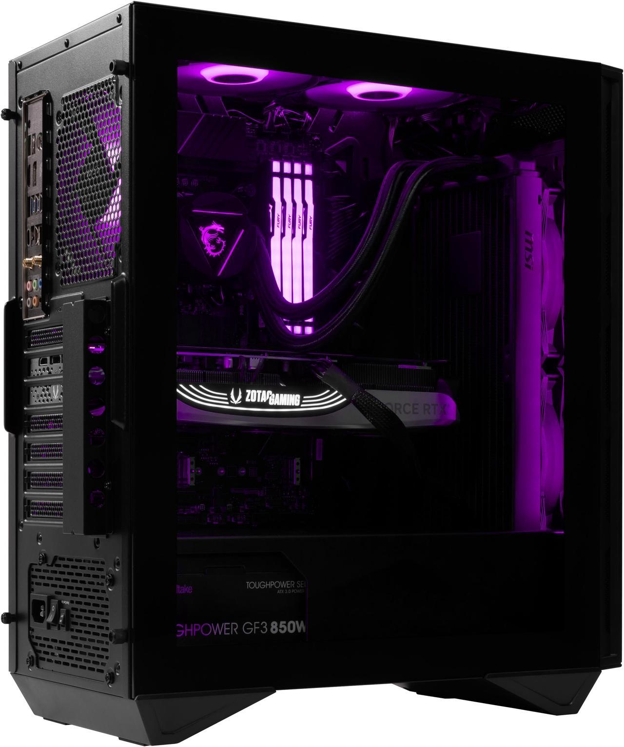 Alt view image 2 of 6 - MSI GUNGNIR 110R - Intel Core Ultra 7-265KF 20 core 5.4GHz - Geforce RTX 5080 - 2TB HDD + 2TB NVMe SSD - 128GB DDR5(4X32GB) - 1000W - Windows 11 Liquid Cooled Gaming Desktop PC WiFi RGB