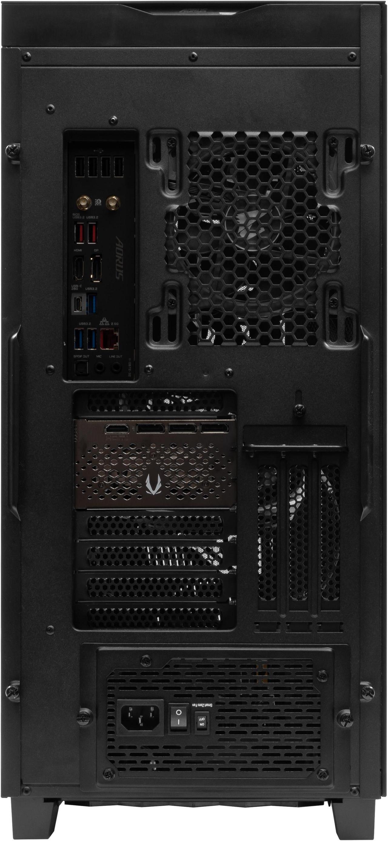 Alt view image 6 of 7 - AORUS C500 GLASS LIQUID COOLED AMD 8 core - Ryzen 7-9700X 3.8 GHz - NVIDIA GeForce RTX 4070Ti SUPER 16GB - 2TB HDD + 1TB NVMe SSD - 64GB DDR5(2X32GB) - 850W - Windows 11 Gaming Desktop PC
