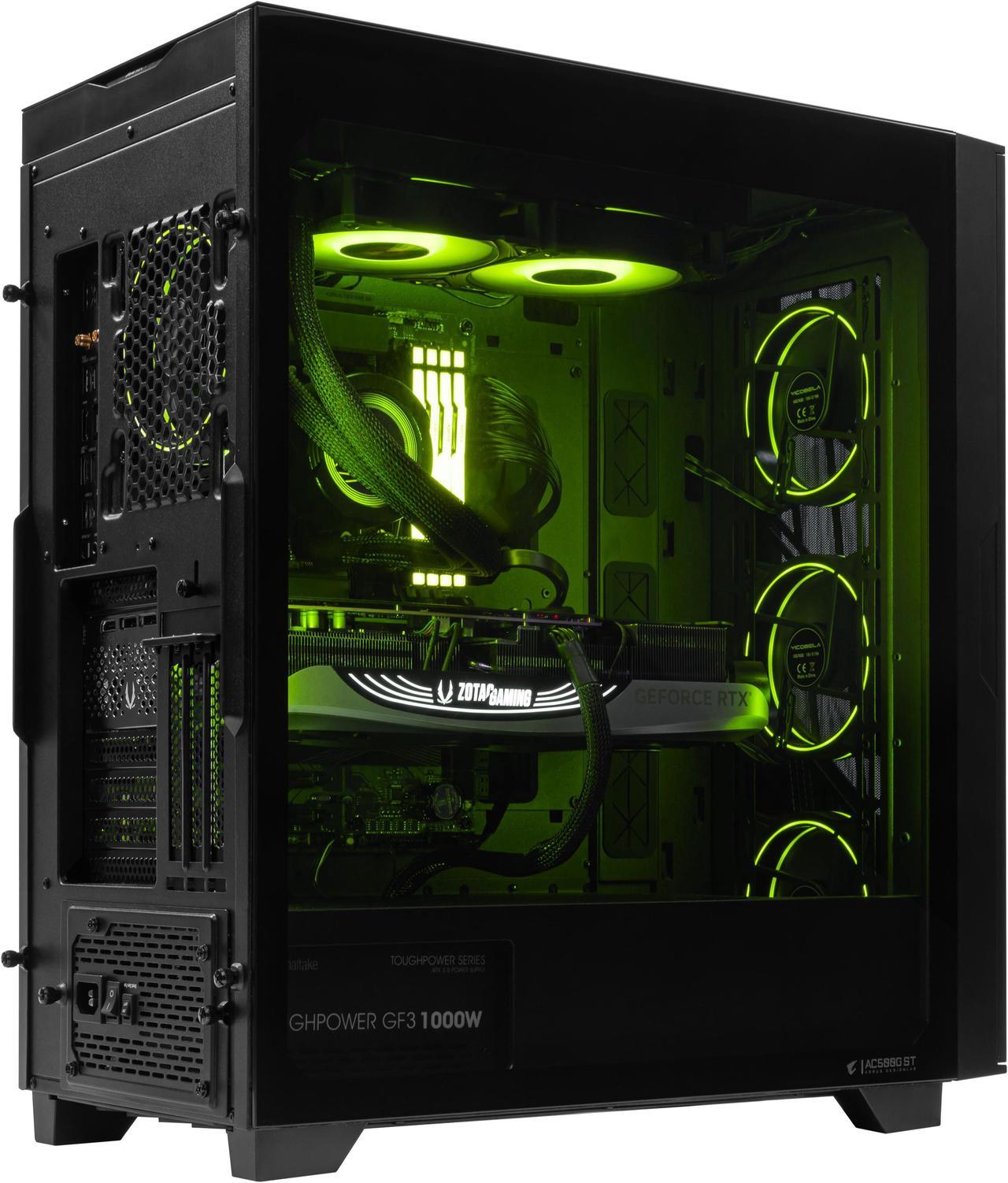 Alt view image 2 of 7 - AORUS C500 GLASS LIQUID COOLED AMD 8 core - Ryzen 7-9700X 3.8 GHz - NVIDIA GeForce RTX 4070Ti SUPER 16GB - 2TB HDD + 1TB NVMe SSD - 64GB DDR5(2X32GB) - 850W - Windows 11 Gaming Desktop PC