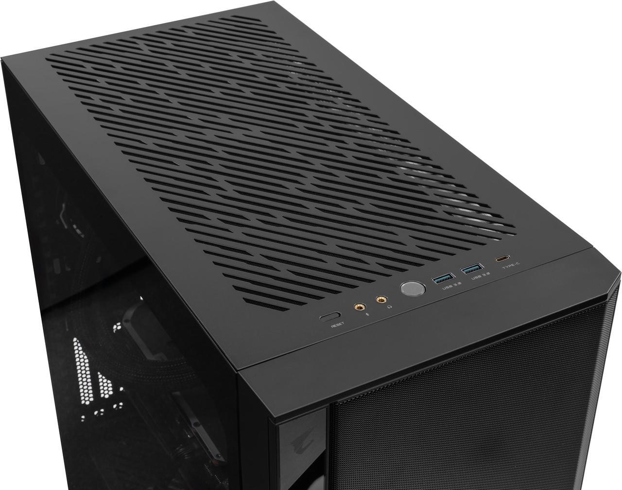 Alt view image 3 of 7 - AORUS C500 GLASS LIQUID COOLED AMD 8 core - Ryzen 7-9700X 3.8 GHz - NVIDIA GeForce RTX 4070Ti SUPER 16GB - 2TB HDD + 1TB NVMe SSD - 64GB DDR5(2X32GB) - 850W - Windows 11 Gaming Desktop PC