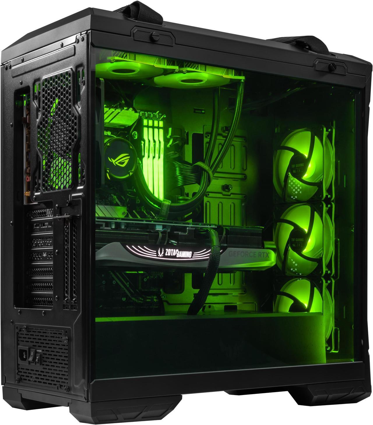 Alt view image 6 of 7 - ASUS TUF GT501 LIQUID COOLED Intel 20 - i7-14700KF 3.40GHz - NVIDIA GeForce RTX 4080 SUPER 16GB - Z690 Chipset - 2TB HDD + 2TB NVMe SSD - 128GB DDR5(4X32GB) - 1000W - Windows 11 Gaming PC