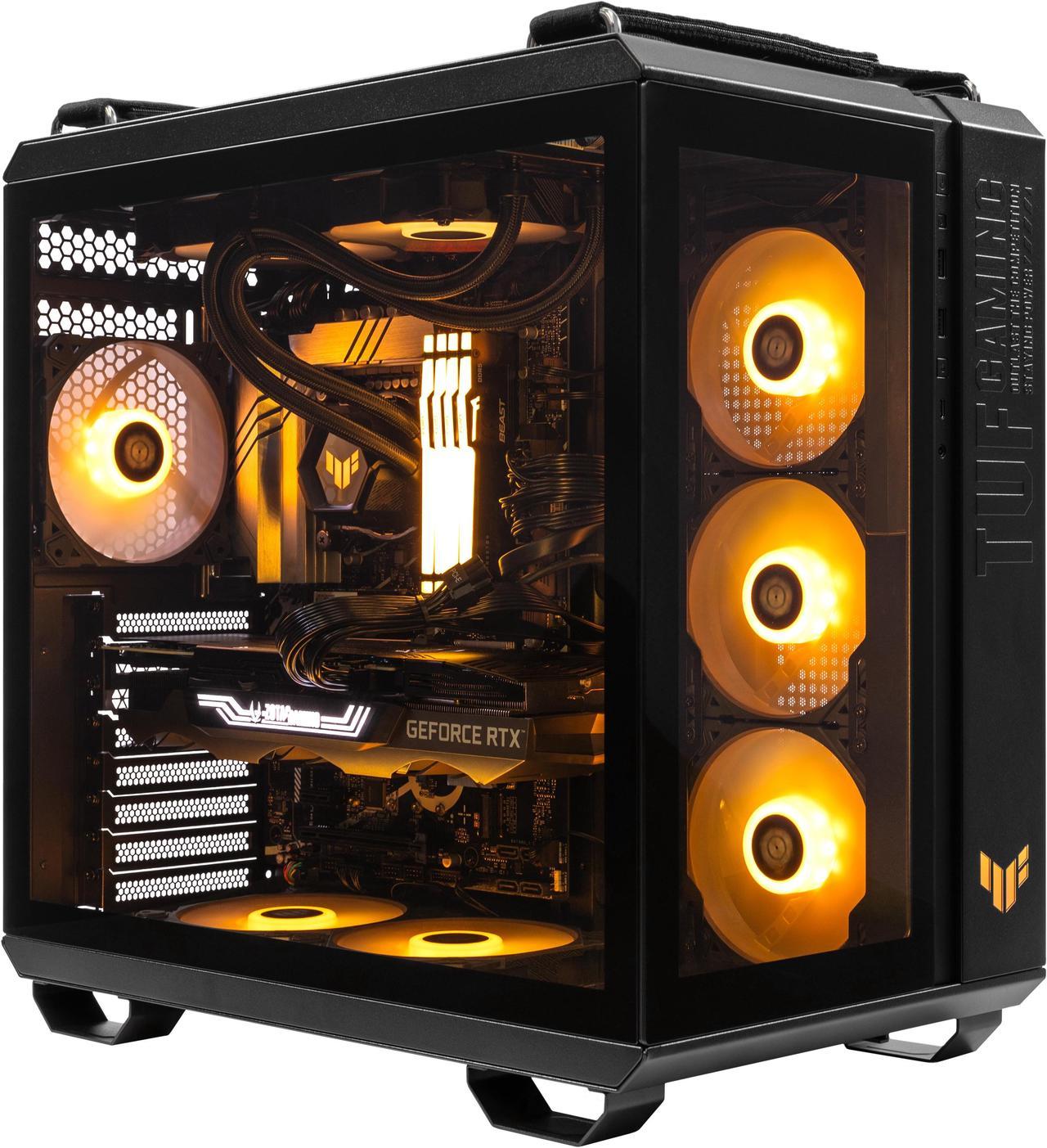 Alt view image 2 of 5 - ASUS TUF GT502 LIQUID COOLED AMD 8 - Ryzen 7-9700X 3.8 GHz - NVIDIA GeForce RTX 4070Ti SUPER 16GB - 2TB HDD + 1TB NVMe SSD - 64GB DDR5(2X32GB) - 850W - Windows 11 Gaming PC