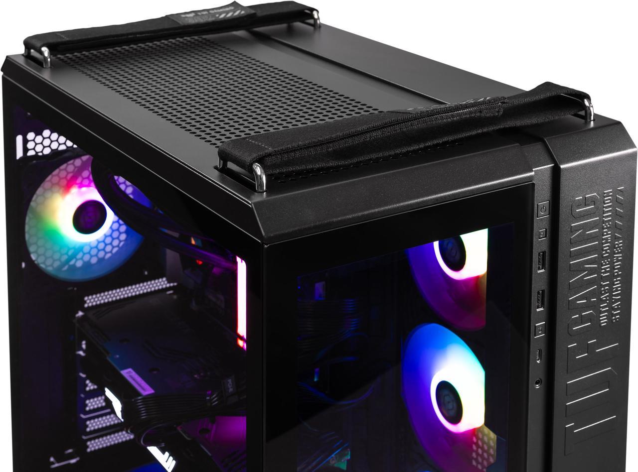 Alt view image 4 of 5 - ASUS TUF GT502 LIQUID COOLED AMD 8 - Ryzen 7-9700X 3.8 GHz - NVIDIA GeForce RTX 4070Ti SUPER 16GB - 2TB HDD + 1TB NVMe SSD - 64GB DDR5(2X32GB) - 850W - Windows 11 Gaming PC
