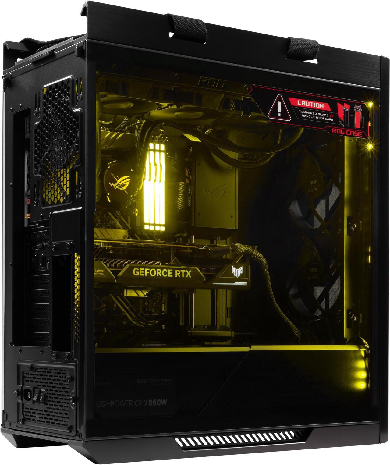 Alt view image 7 of 7 - ROG Strix Helios GX601 LIQUID COOLED AMD 12 - Ryzen 9-7900X 4.70GHz - NVIDIA GeForce RTX 4060Ti 8GB - X670 Chipset - 2TB HDD + 1TB NVMe SSD - 32GB DDR5(2X16GB) - 750W - Windows 11 Gaming PC