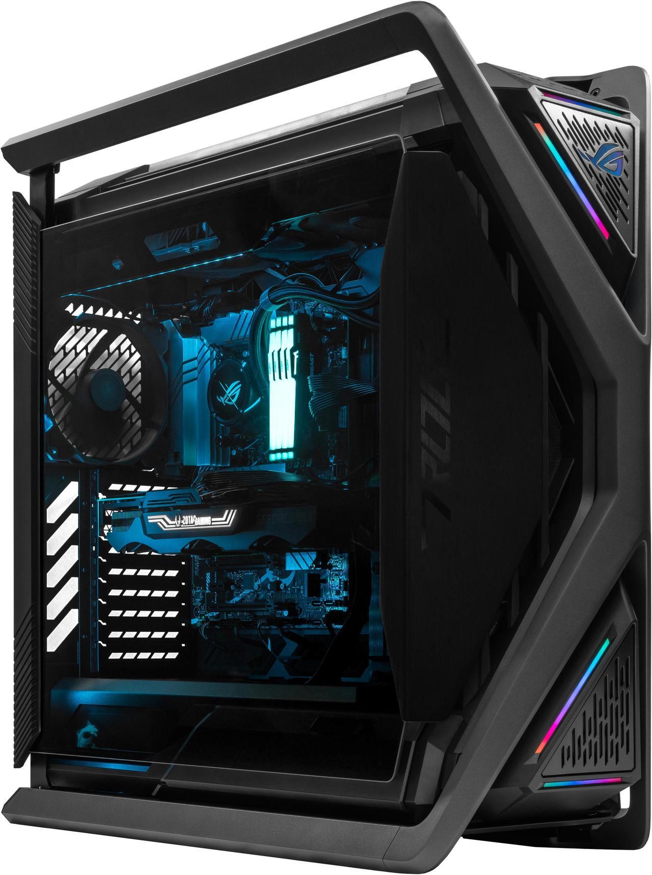Alt view image 7 of 7 - ASUS ROG GR701 - AMD Ryzen 7-9700X 8 core 3.8 GHz - AMD Radeon RX 9070 XT - 2TB HDD + 1TB NVMe SSD - 64GB DDR5(2X32GB) - 850W - Windows 11 Liquid Cooled Gaming Desktop PC WiFi RGB
