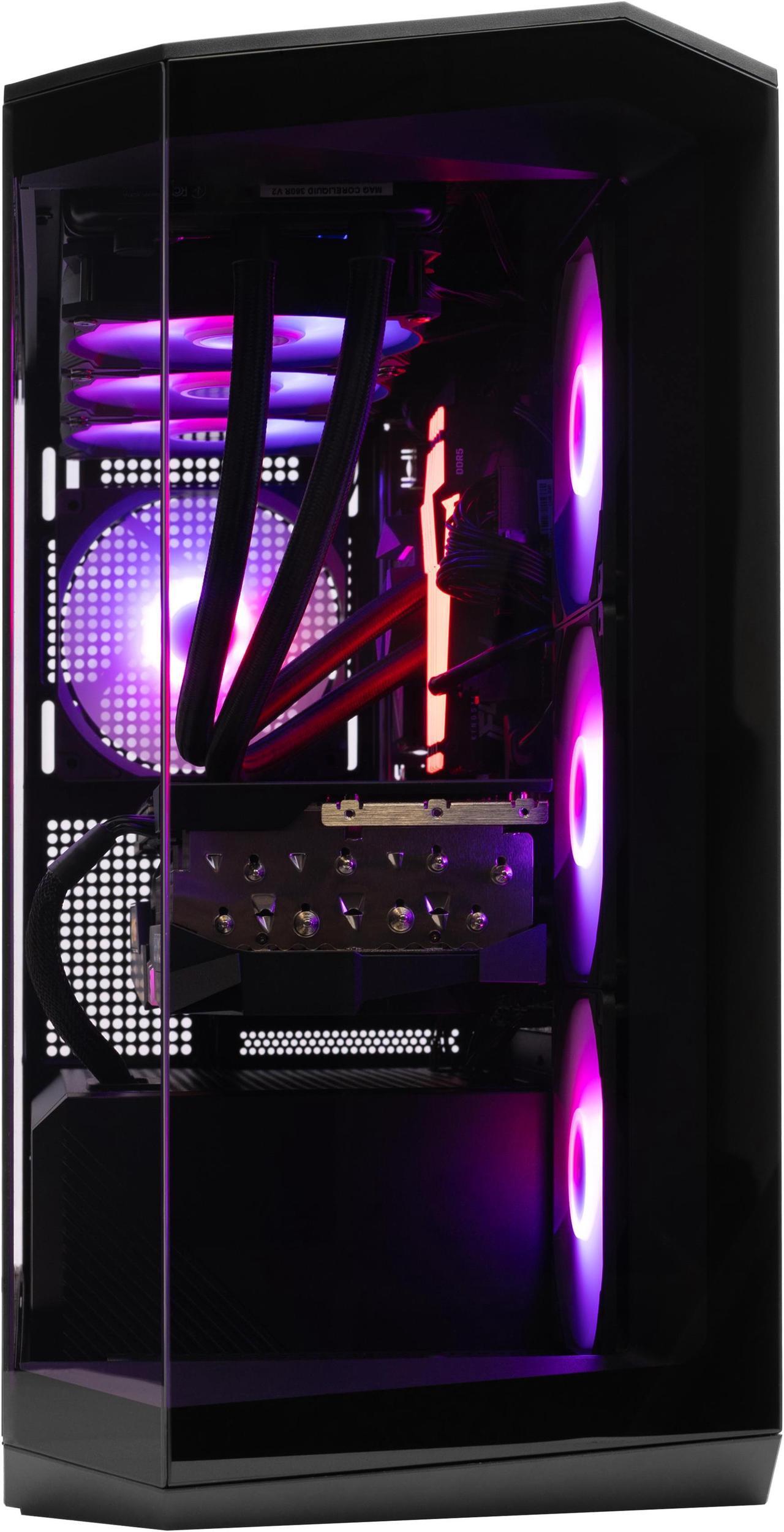 Alt view image 2 of 5 - MSI MAG PANO M100R - AMD Ryzen 7-9800X3D 16 core 4.7GHz - Geforce RTX 5080 - 2TB NVMe SSD - 64GB DDR5(2X32GB) - 1000W - Windows 11 Liquid Cooled Gaming Desktop PC WiFi RGB