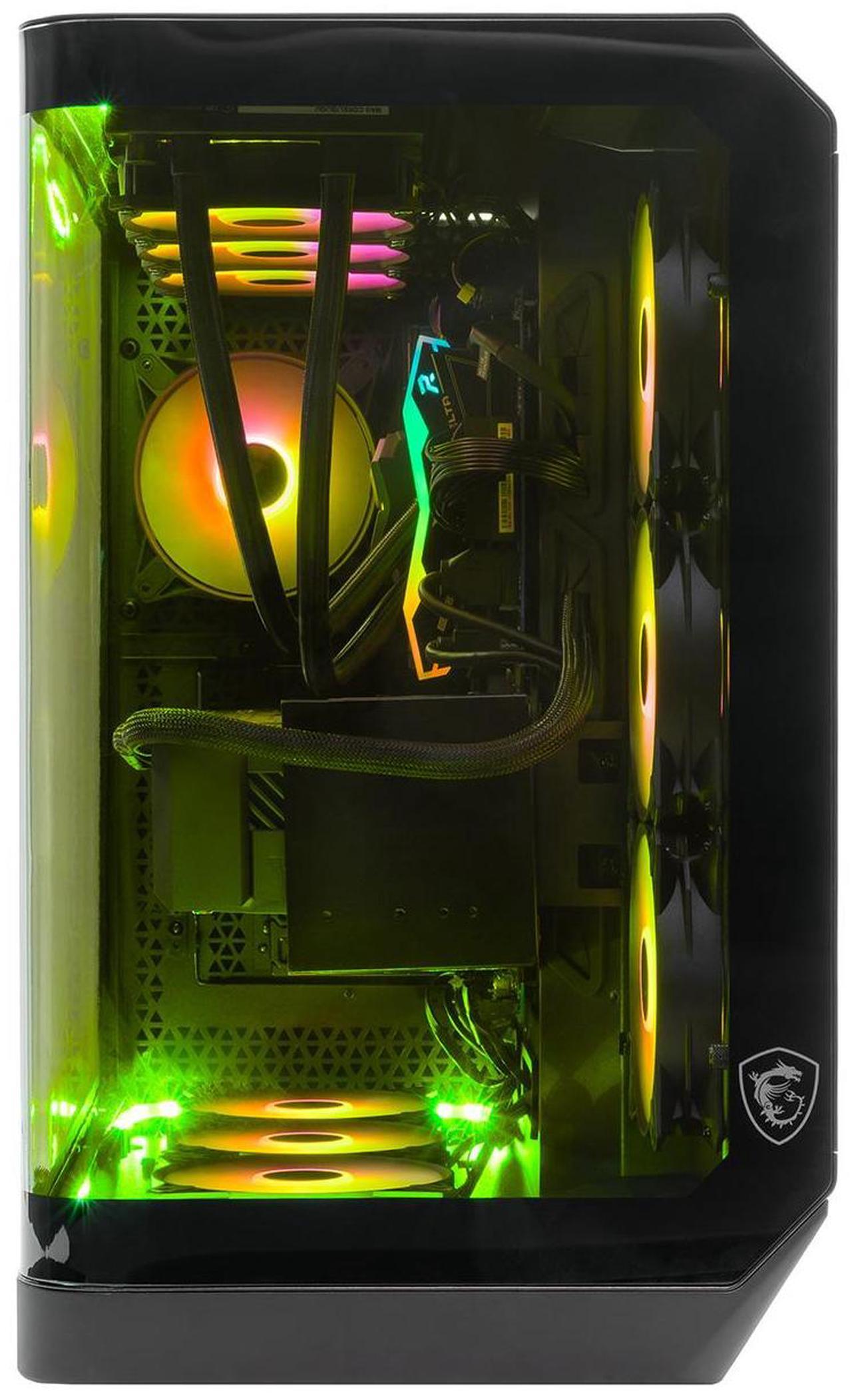 Alt view image 3 of 5 - MSI MAG PANO 120R PZ - Intel Core Ultra 9-285K 24 core 5.7GHz - Geforce RTX 5070 Ti - 2TB HDD + 4TB NVMe SSD - 128GB DDR5(4X32GB) - 850W - Windows 11 Liquid Cooled Gaming Desktop PC WiFi RGB
