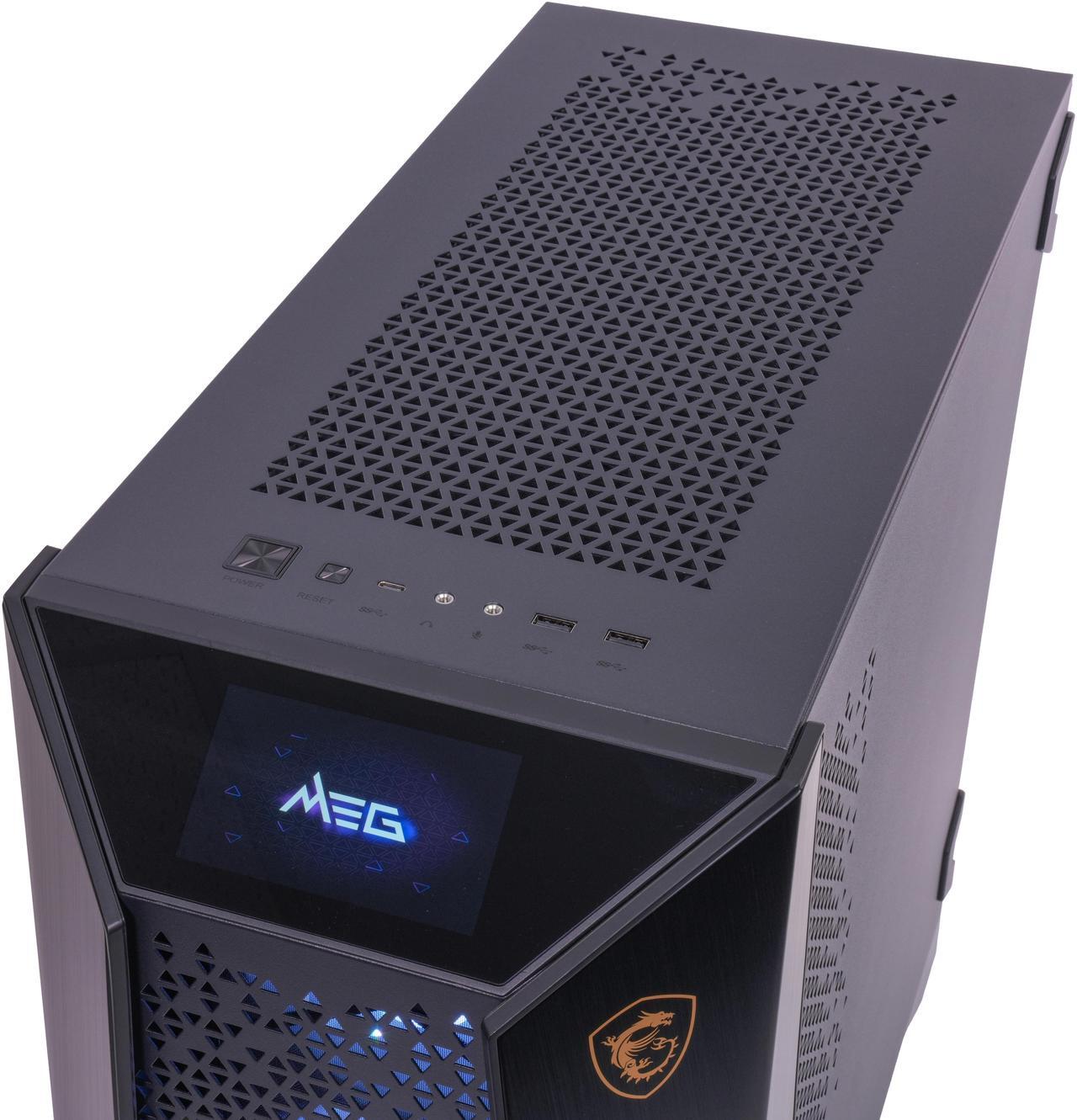 Alt view image 6 of 6 - MSI MEG PROSPECT 700R - Intel Core i9-14900KF 24 core 3.2GHz - AMD Radeon RX 9070 - 2TB HDD + 4TB NVMe SSD - 128GB DDR5(4X32GB) - 850W - Windows 11 Liquid Cooled Gaming Desktop PC WiFi RGB