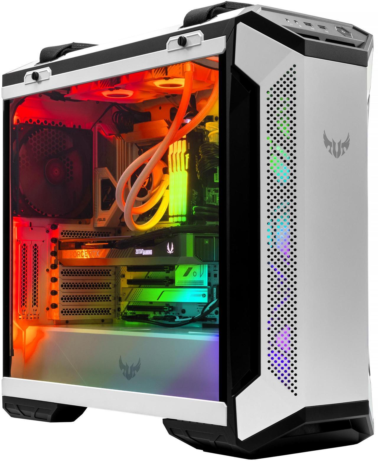 Main image of ASUS TUF GT501 White - AMD Ryzen 9-9950X 16 core 4.3GHz - AMD Radeon RX 9070 - 2TB HDD + 2TB NVMe SSD - 128GB DDR5(4X32GB) - 850W - Windows 11 Liquid Cooled Gaming Desktop PC WiFi RGB