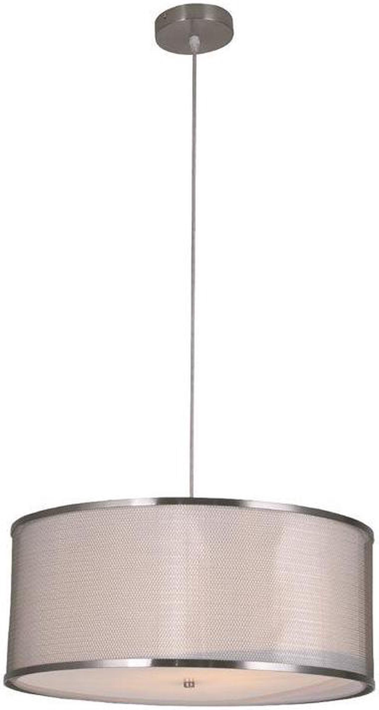 Xtricity - Pendant Light, 19.6 '' Width, From Kokkino Collection, Gray