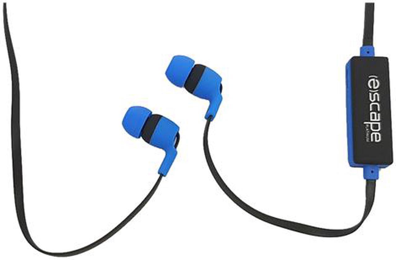 Escape Platinum Bluetooth Sport Earbuds With Microphone Blue