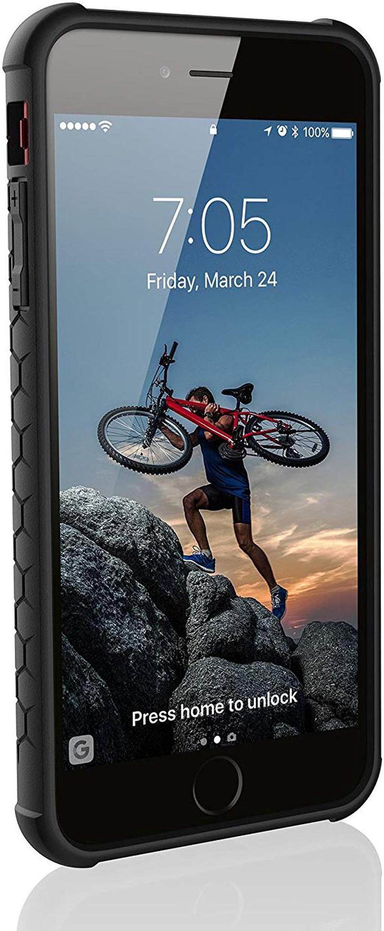 Alt view image 6 of 8 - UAG iPhone 8 Plus/iPhone 7 Plus/iPhone 6s Plus [5.5-inch Screen] Monarch Feather-Light Rugged [Crimson] Military Drop Tested iPhone Case