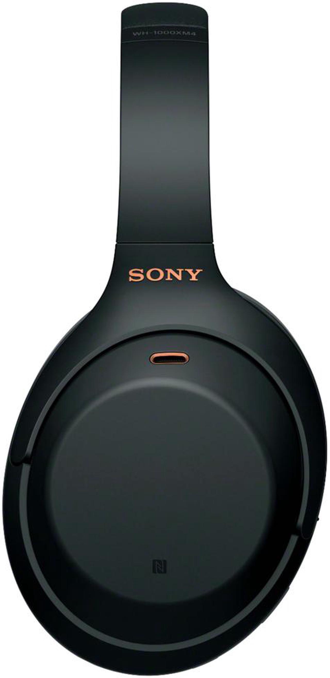 Alt view image 4 of 7 - Sony WH1000XM4/B Wireless Noise Cancelling Headphones WH1000XM4/B Black Pro Stand Kit