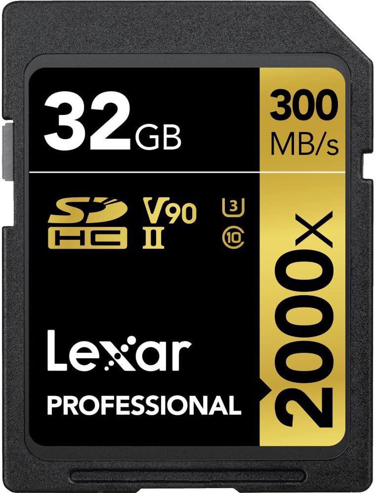 Lexar Pro 2000x SD UHS-II Memory Card without Reader - (32GB)