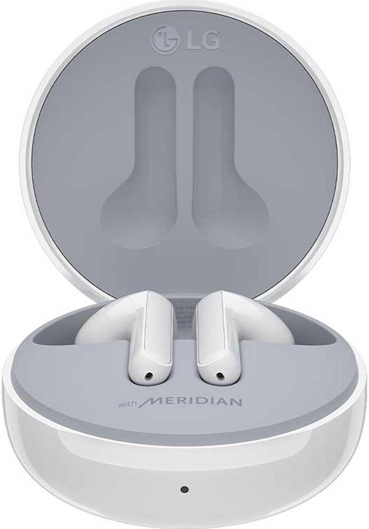 Alt view image 6 of 12 - LG TONE Free UVnano FN6 Wireless Earbuds w/ Meridian Audio - White