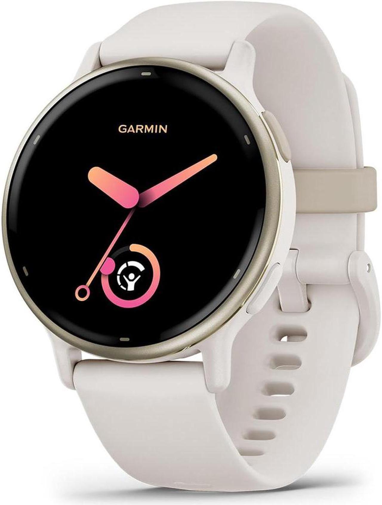 Alt view image 2 of 7 - Garmin 010-02862-11 Vivoactive 5 Fitness Smartwatch, Ivory w/ Warranty Bundle