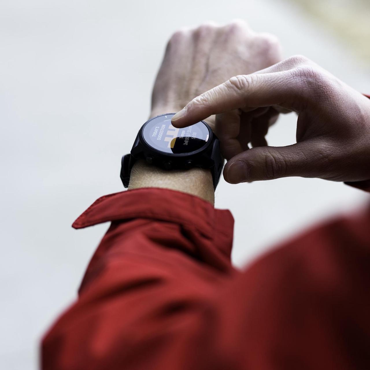 Alt view image 12 of 20 - Garmin Forerunner 955 Solar, Black | Smart Watch 010-02638-00