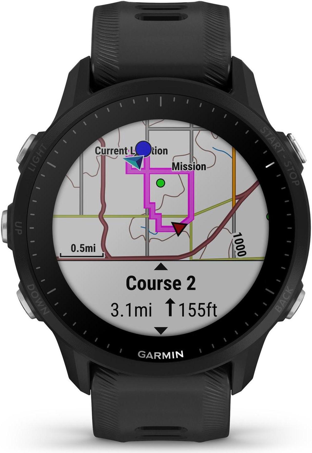 Alt view image 15 of 20 - Garmin Forerunner 955 Solar, Black | Smart Watch 010-02638-00