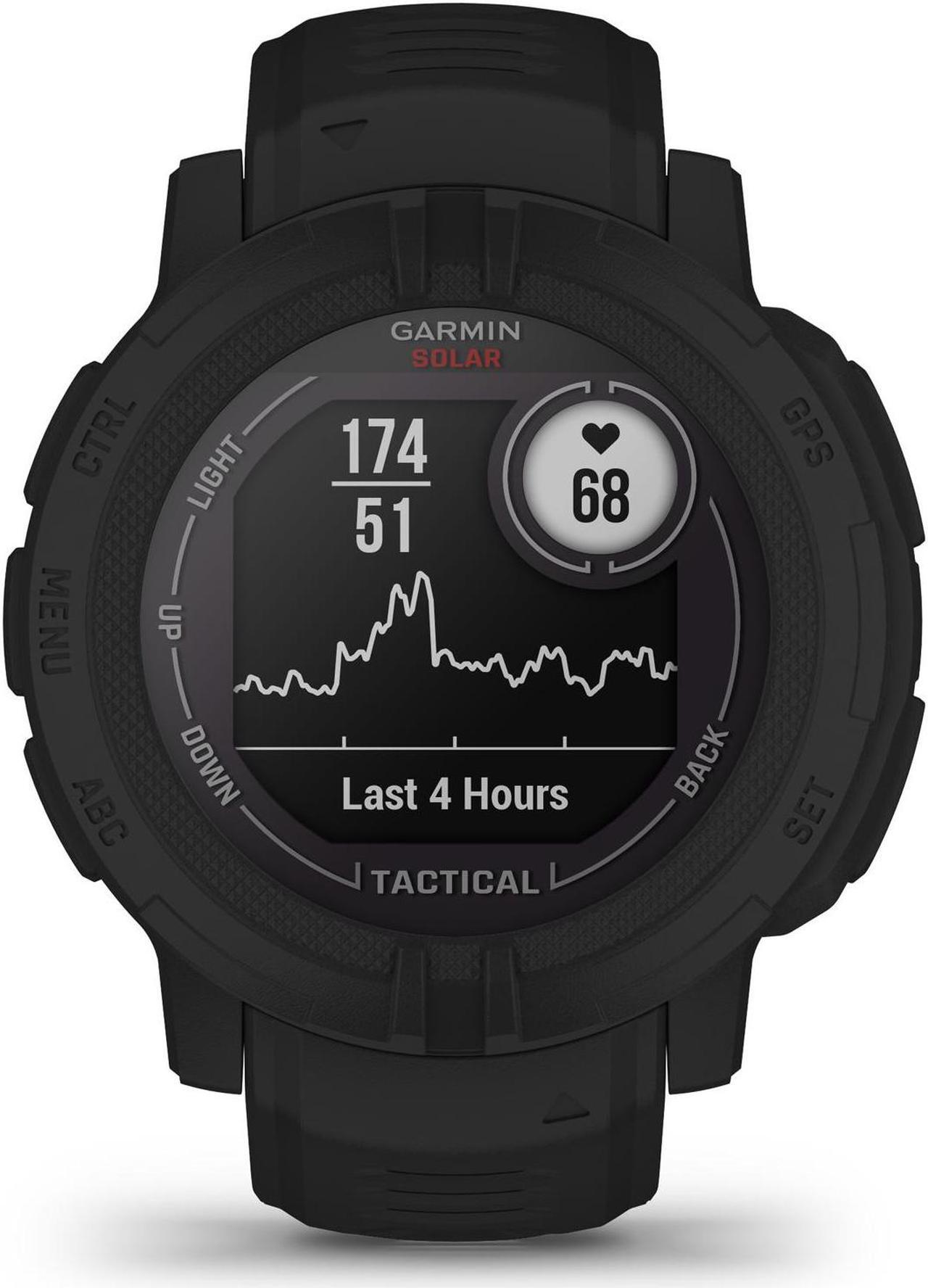 Alt view image 12 of 15 - Garmin Instinct 2 Solar - Tactical Edition, Black | Smart Watch 010-02627-13