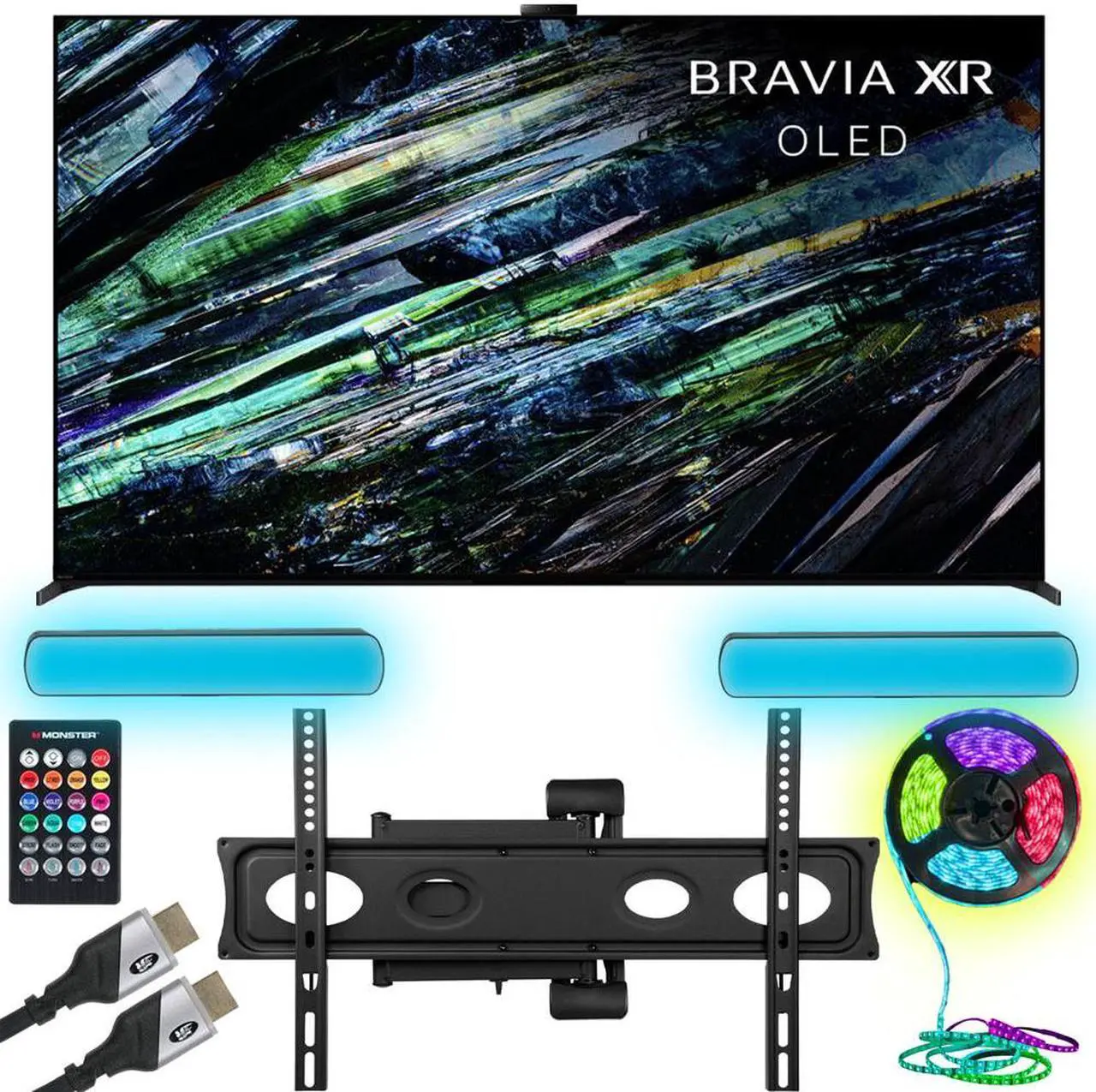 Main image of Sony BRAVIA XR A95L 55" QD-OLED 4K HDR Smart TV 2023 + TV Wall Mounting Bundle