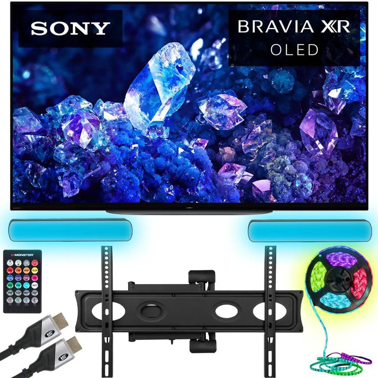 Main image of Sony Bravia XR A90K 42" 4K HDR OLED Smart TV + Monster TV Wall Mounting Bundle