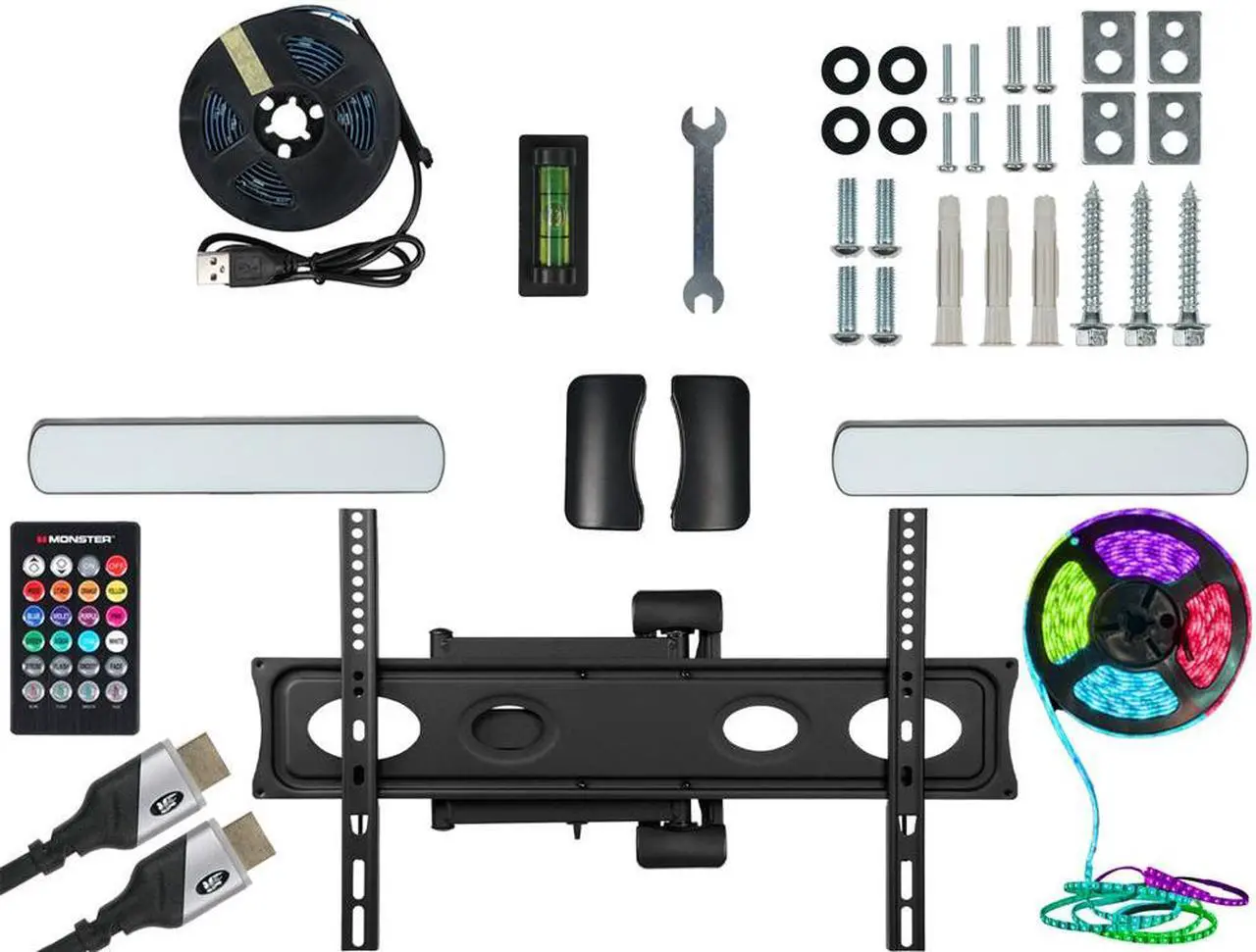Alt view image 3 of 7 - Sony Bravia XR A90K 42" 4K HDR OLED Smart TV + Monster TV Wall Mounting Bundle