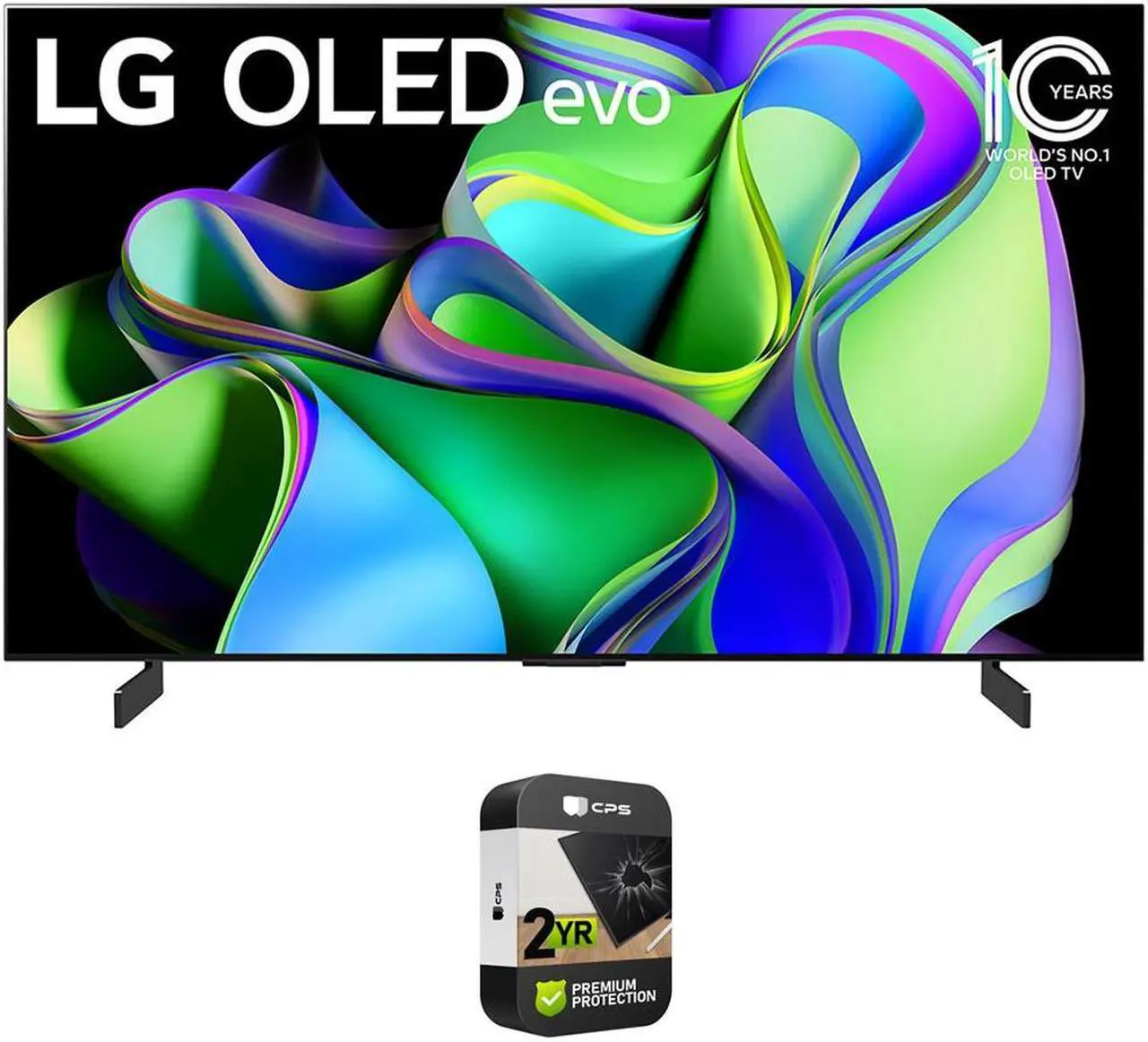 Alt view image 2 of 7 - LG OLED evo C3 55 Inch HDR 4K Smart OLED TV (2023) + 2 Year Extended Warranty
