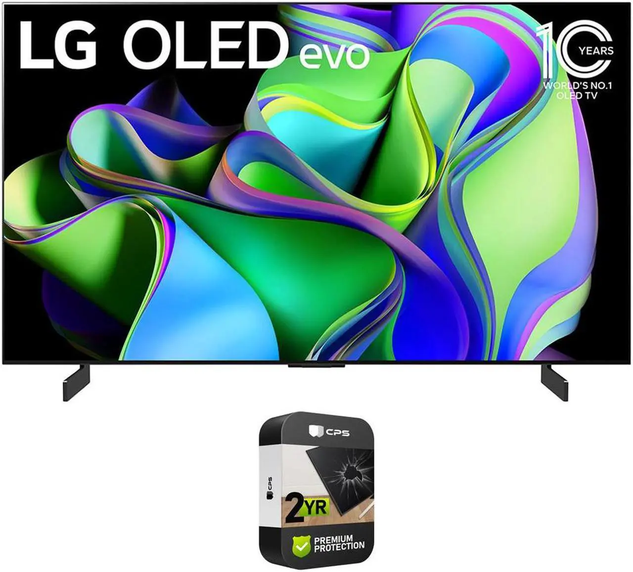 Main image of LG OLED evo C3 55 Inch HDR 4K Smart OLED TV (2023) + 2 Year Extended Warranty