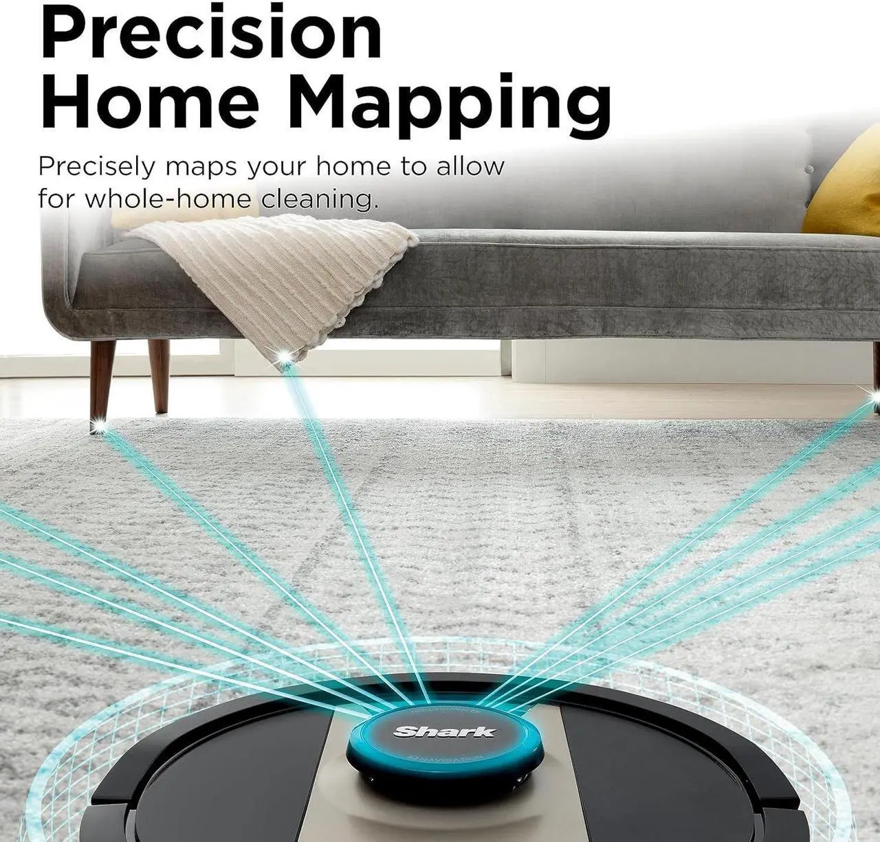 Alt view image 4 of 7 - Shark Matrix 2-in-1 Robot Vacuum/Mop with Sonic Mopping, RV2410WD -