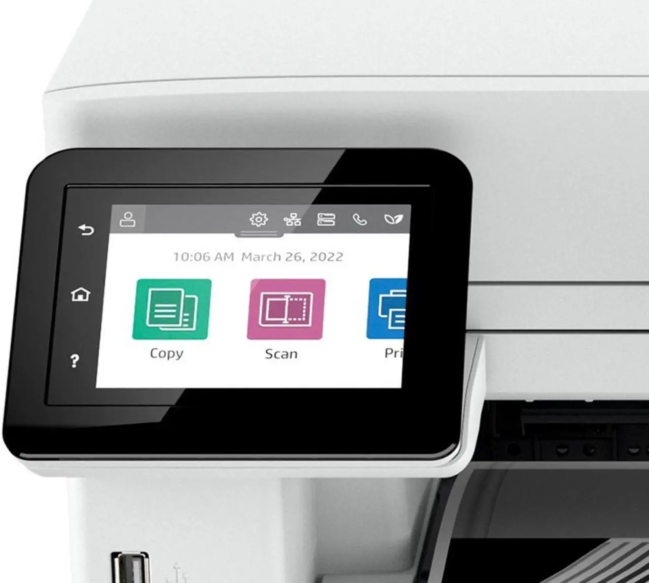 Alt view image 11 of 11 - HP LaserJet Pro 4101fdw Wireless Laser Multifunction Printer Monochrome 2Z619F