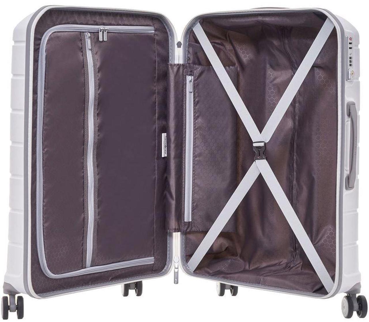 Alt view image 6 of 6 - Samsonite Freeform Hardside Expandable with Double Spinner Wheels, White, Carry-On 21-Inch