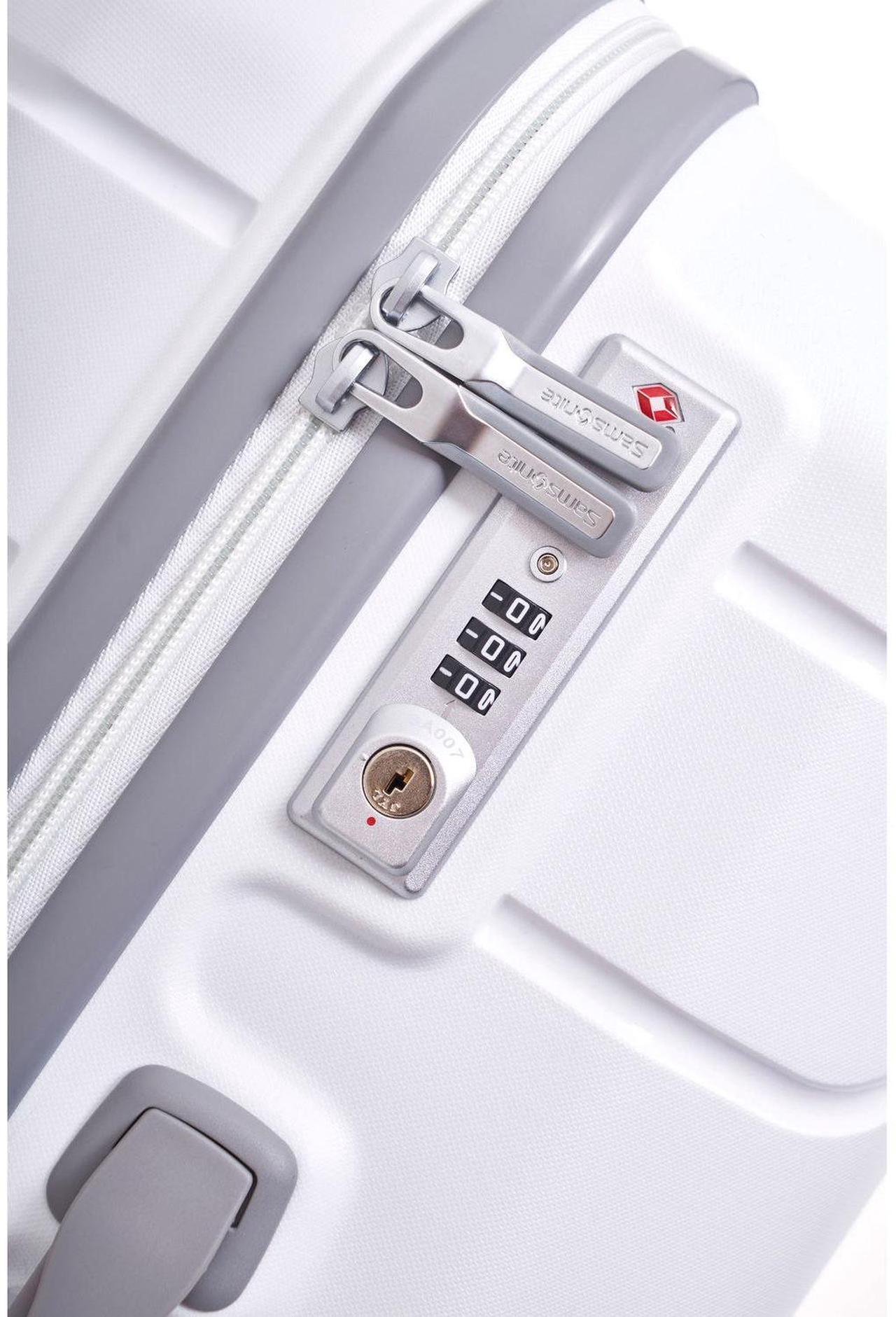 Alt view image 4 of 6 - Samsonite Freeform Hardside Expandable with Double Spinner Wheels, White, Carry-On 21-Inch