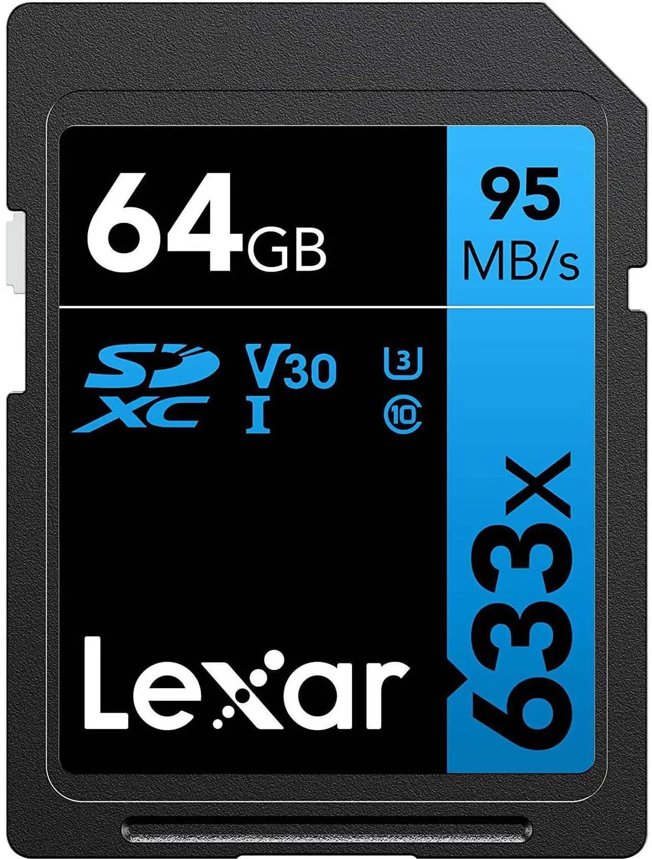Alt view image 4 of 4 - Lexar Professional 633x 64GB USH-1 Class 10 SDXC Memory Card 2 Pack