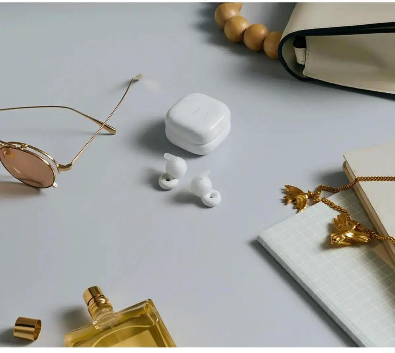 Alt view image 10 of 20 - Sony WFL910W LinkBuds Open True Wireless Earbuds - White