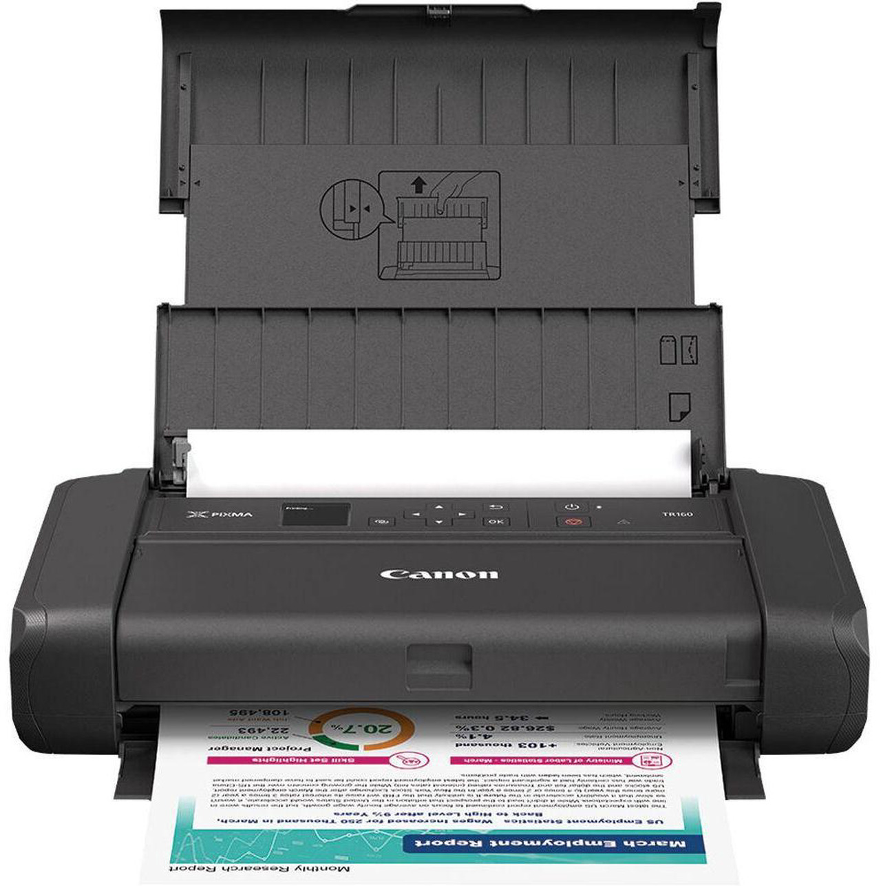 Open Box: Canon PIXMA TR160 Portable Wired/Wireless Inkjet Printer - Color - Newegg.com - Open Box condition - Image 13