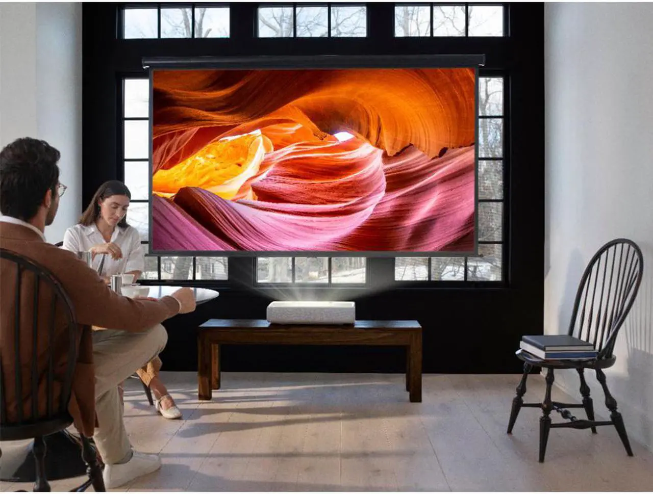 Alt view image 7 of 7 - Samsung 120" The Premiere LSP7T 4K Smart Laser Projector with 120" Screen