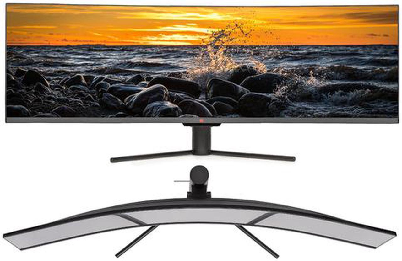 Alt view image 2 of 7 - Deco Gear 49" Curved Ultrawide E-LED Gaming Monitor, 32:9 Aspect Ratio, Immersive 3840x1080 Resolution, 144Hz Refresh Rate, 3000:1 Contrast Ratio (DGVIEW490)