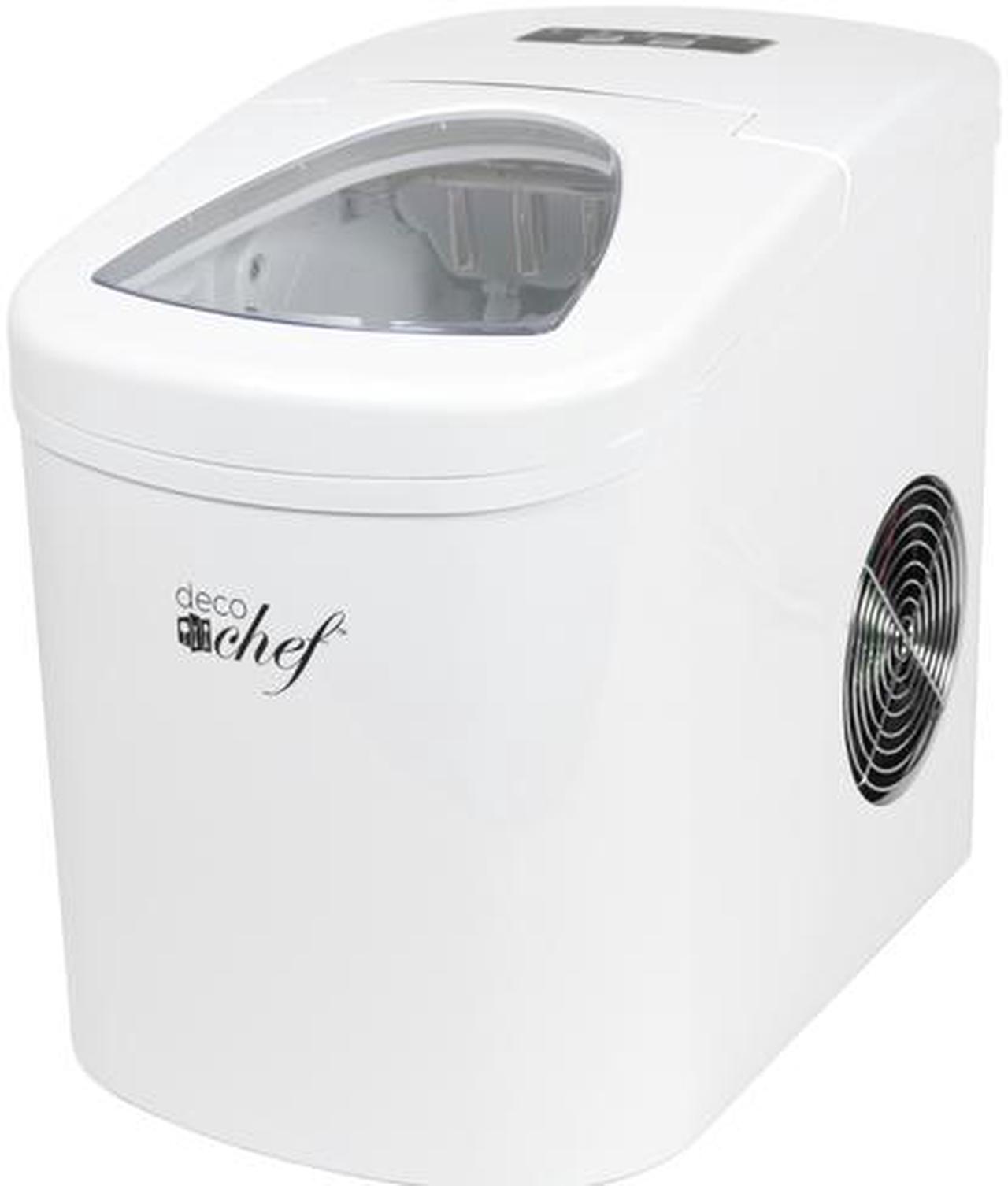 Alt view image 5 of 5 - Deco Gear Rapid Electric Party Ice Maker Compact Top Load 26 Lbs. Per Day Capacity Great For Hosting Never Run Out Of Ice Again (Red)