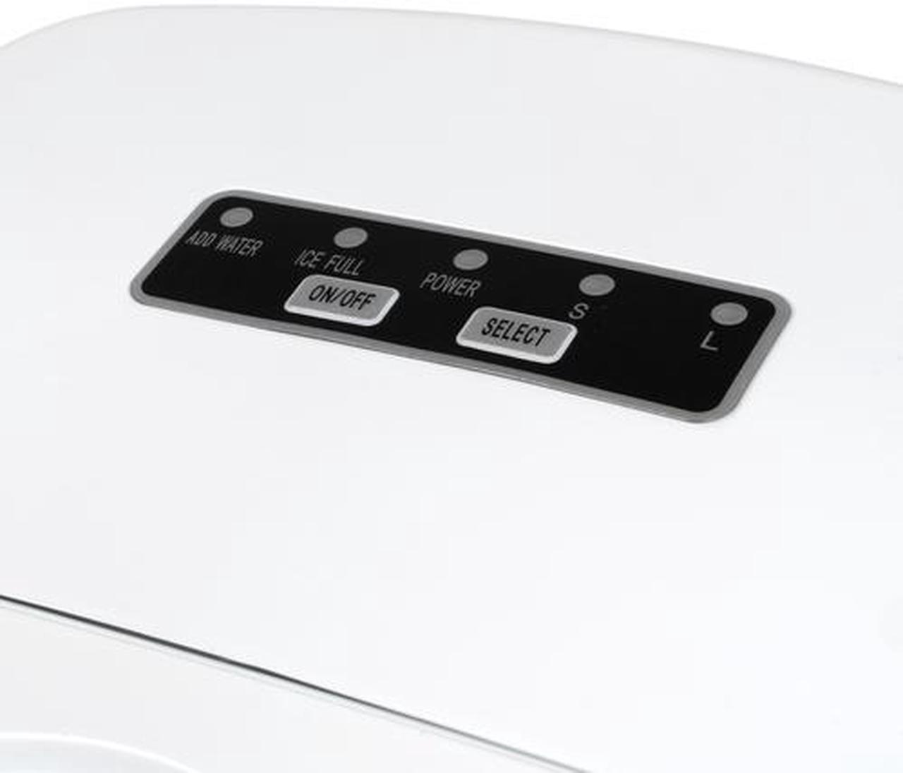 Alt view image 4 of 5 - Deco Gear Rapid Electric Party Ice Maker Compact Top Load 26 Lbs. Per Day Capacity Great For Hosting Never Run Out Of Ice Again (Red)