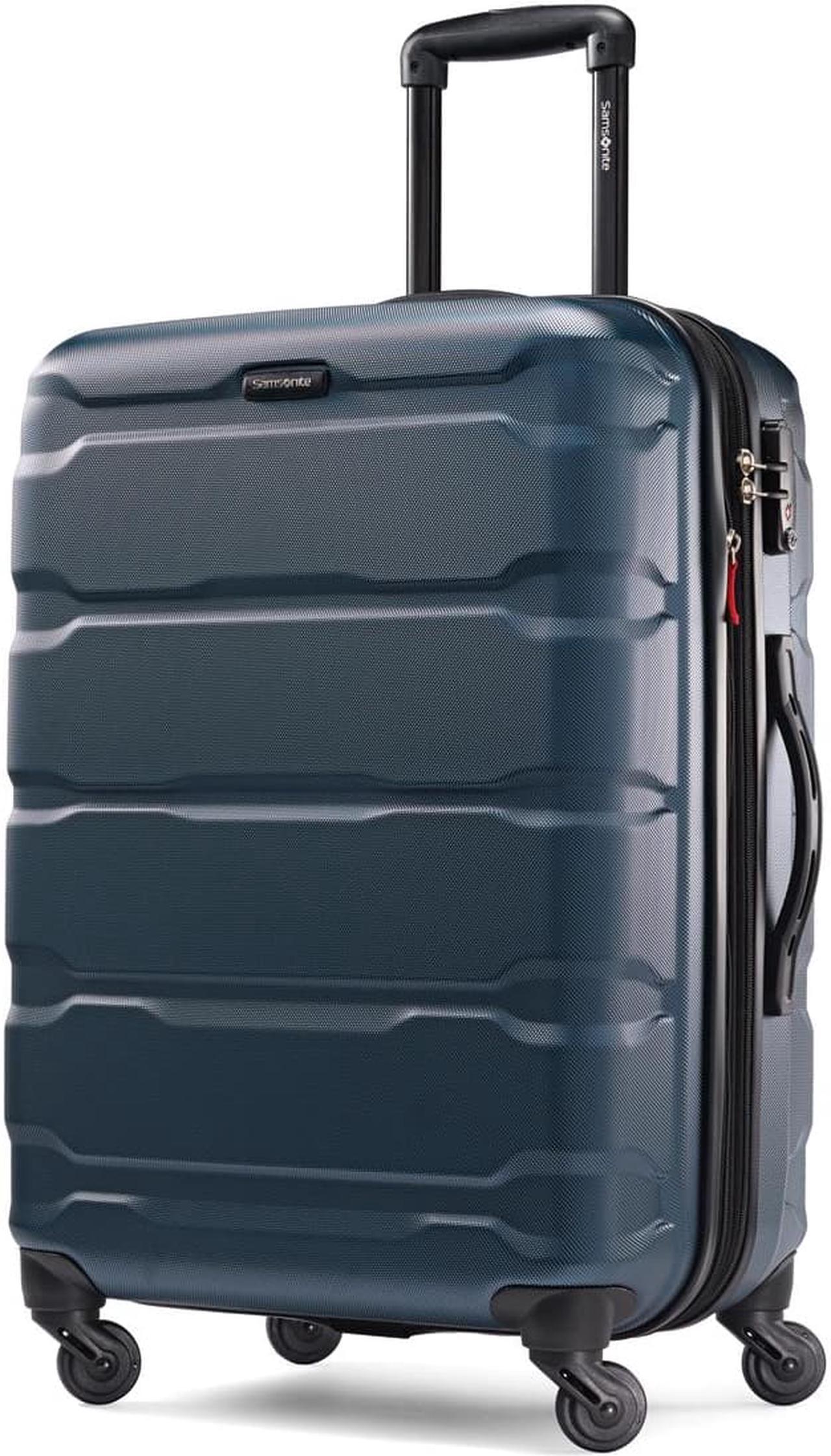Alt view image 8 of 20 - Samsonite Omni PC Hardside Luggage, Teal, Checked-Medium