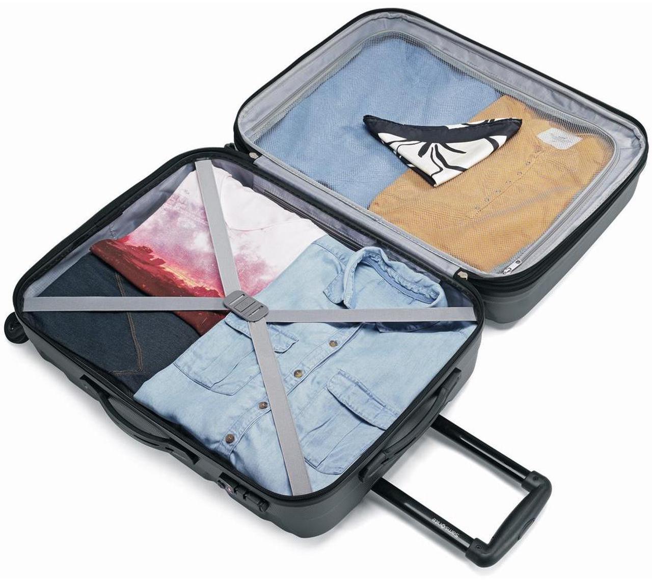 Alt view image 12 of 17 - Samsonite Omni PC Hardside Luggage, Black, Checked-Large