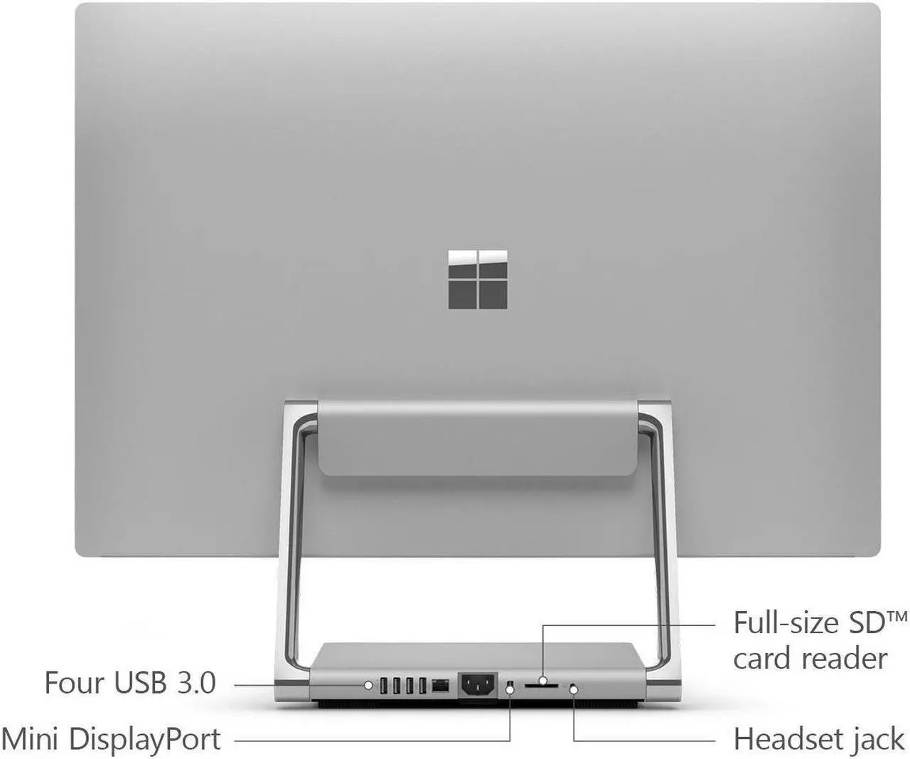 Alt view image 5 of 13 - Microsoft 28" 4500x3000 Surface Studio (Intel Core i7, 32GB RAM, 2TB) 43Q-00001