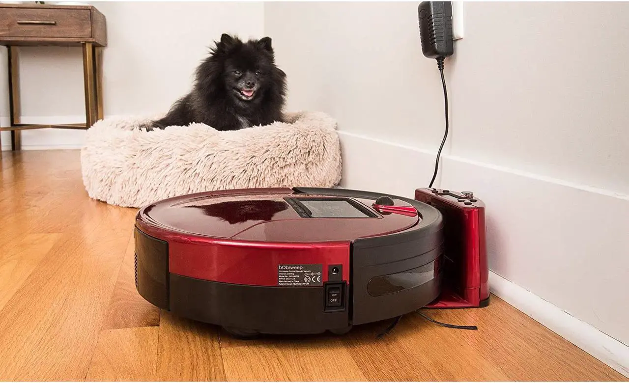 Alt view image 10 of 20 - bObsweep PetHair Robotic Vacuum Cleaner and Mop, Rouge
