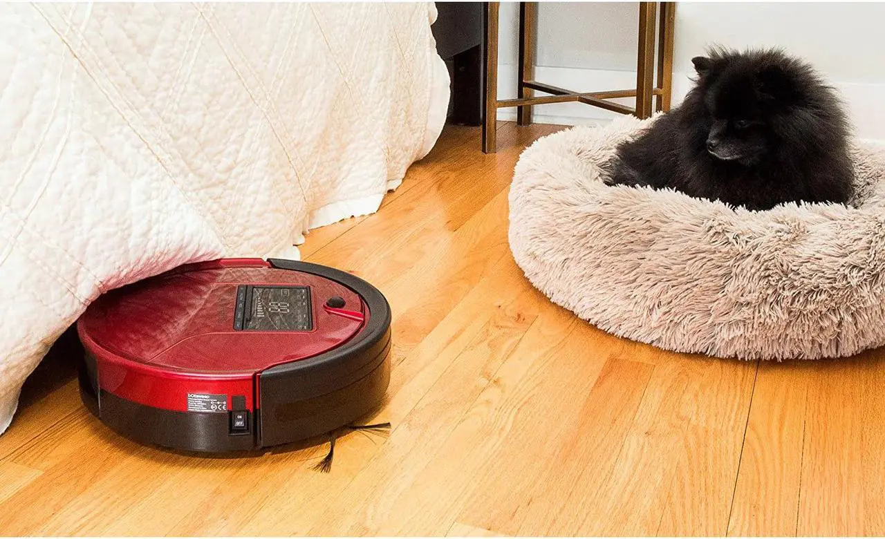 Alt view image 9 of 20 - bObsweep PetHair Robotic Vacuum Cleaner and Mop, Rouge