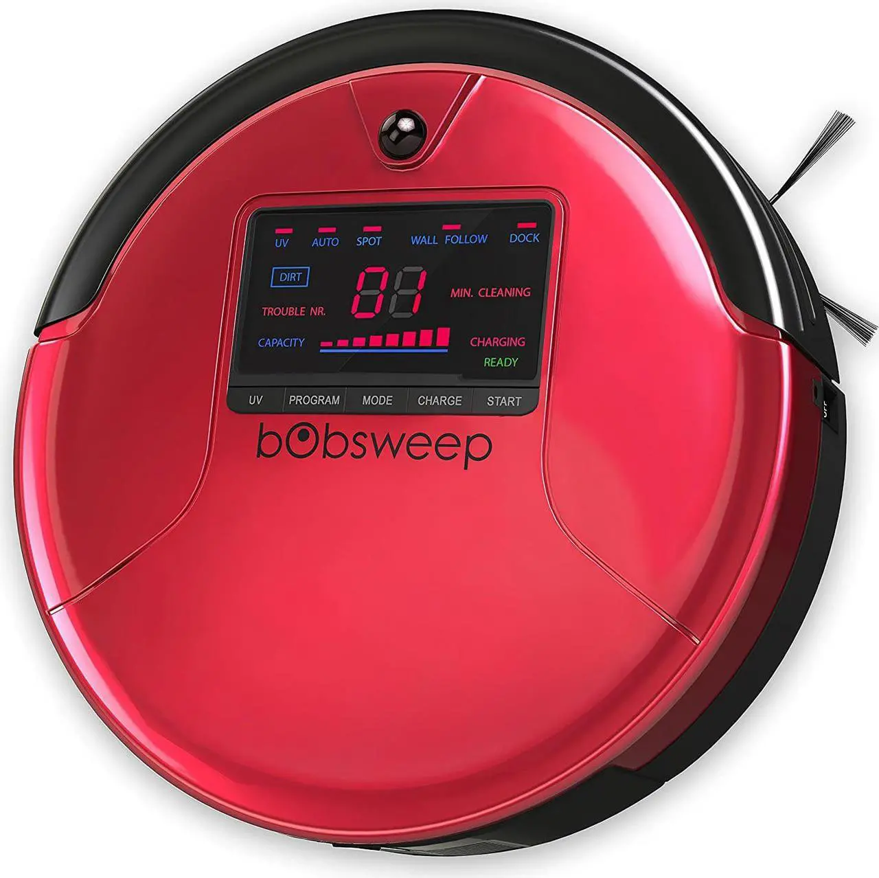 Alt view image 7 of 20 - bObsweep PetHair Robotic Vacuum Cleaner and Mop, Rouge