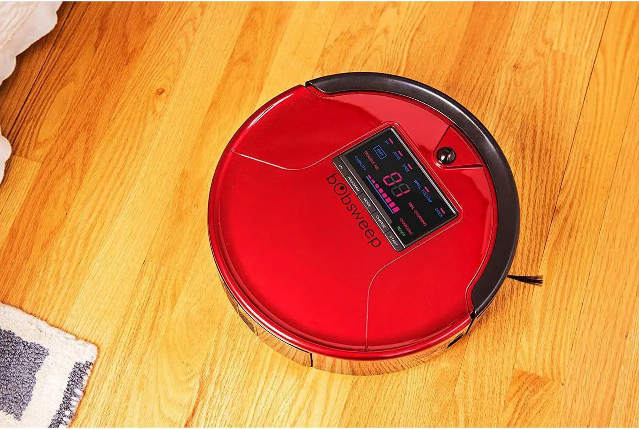 Alt view image 8 of 20 - bObsweep PetHair Robotic Vacuum Cleaner and Mop, Rouge