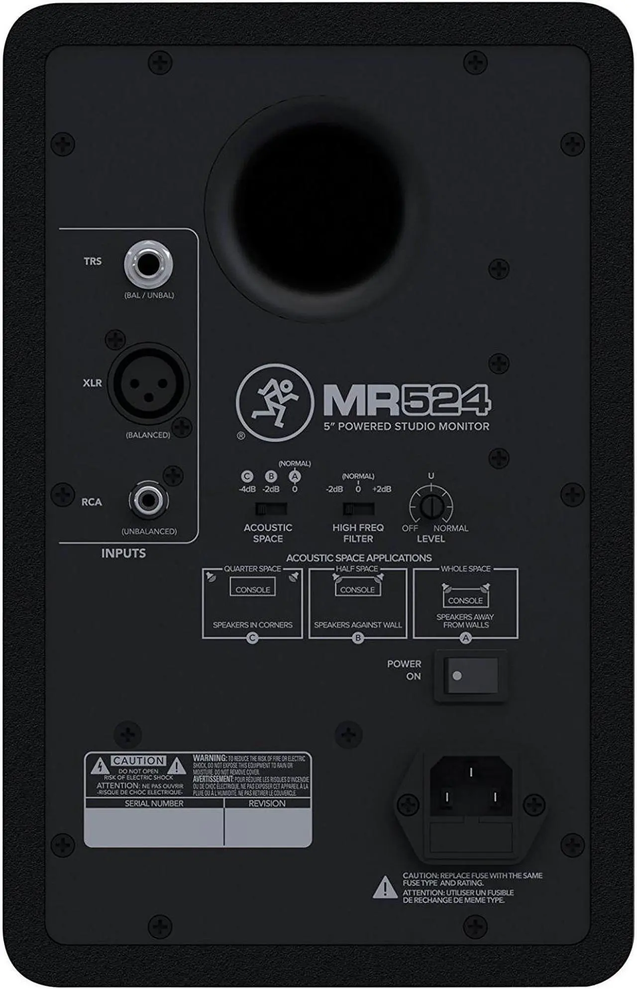 Alt view image 3 of 20 - Mackie MR524 MR-Series 5" Powered Studio Monitor